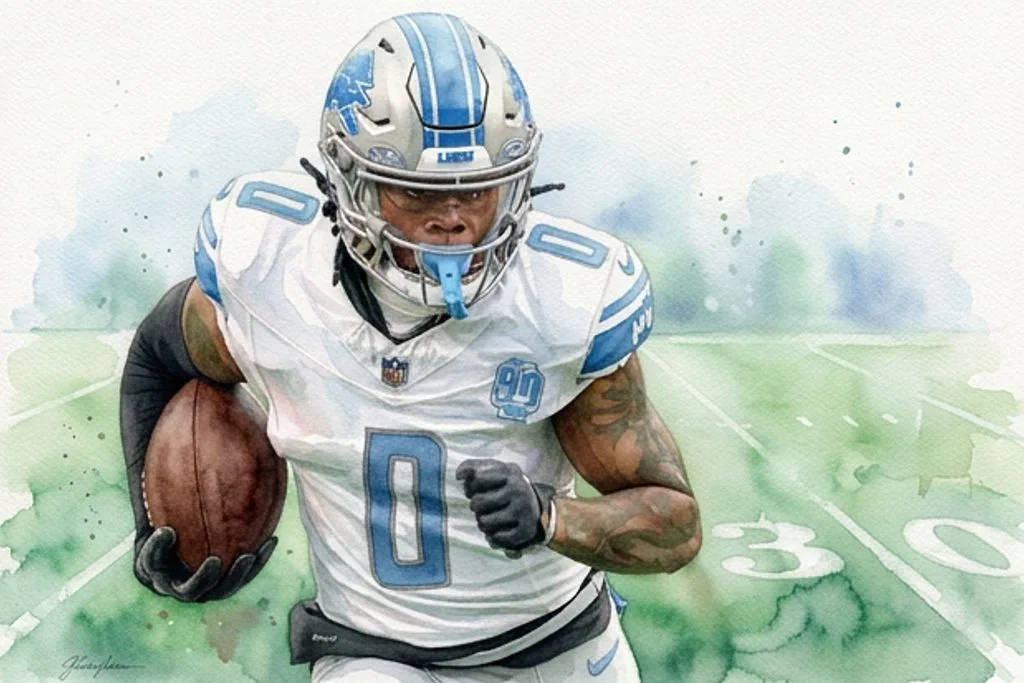 Aaron Burriesci, Against the Spread, Week 7, NFL. Detroit Lions, Jahmyr Gibbs