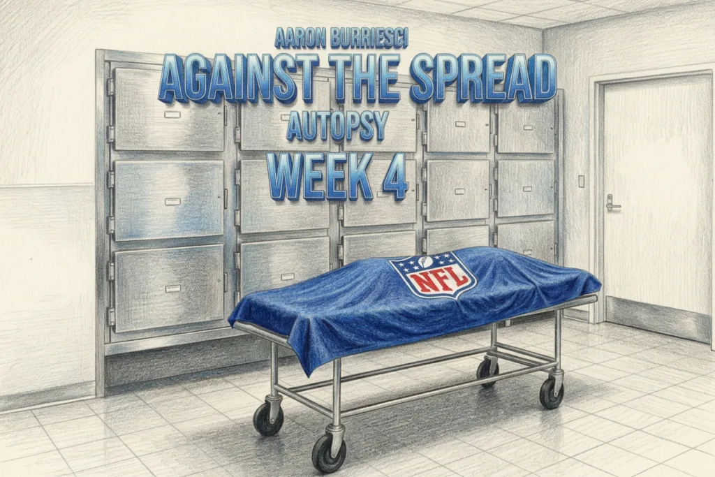against the spread, aaron burriesci, nfl, week 4