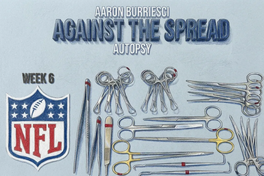 aaron burriesci, against the spread, week 6, nfl
