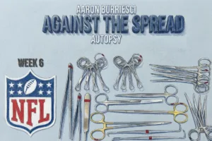 aaron burriesci, against the spread, week 6, nfl